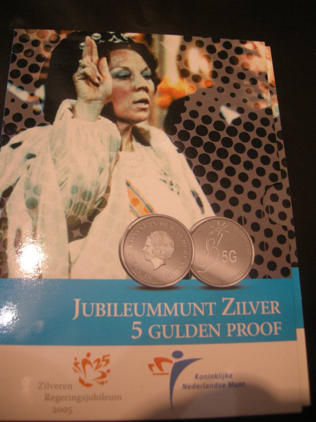 (afbeelding voor) 5 Gulden 2005 Nederlandse Antillen Zilver Proof